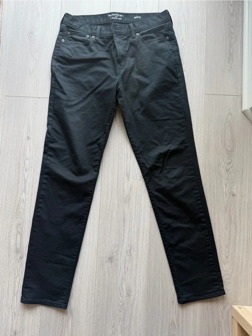 Banana Republic Men's Black Slim-Fit Jeans